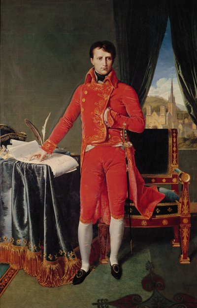 Bonaparte as First Consul, 1804 by Jean Auguste Dominique Ingres